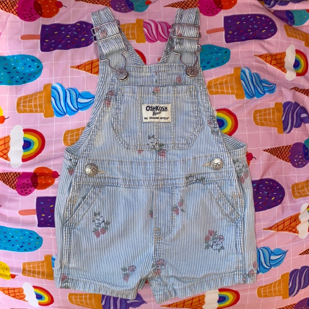 OshKosh floral overalls 3m